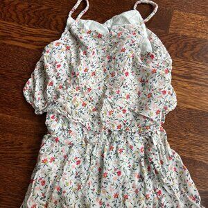 Chloe Floral Shorts Romper